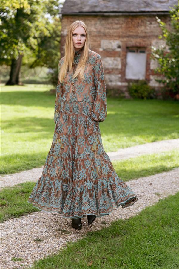 NIDODILEDA EVE DRESS BROWN/VERAMAN